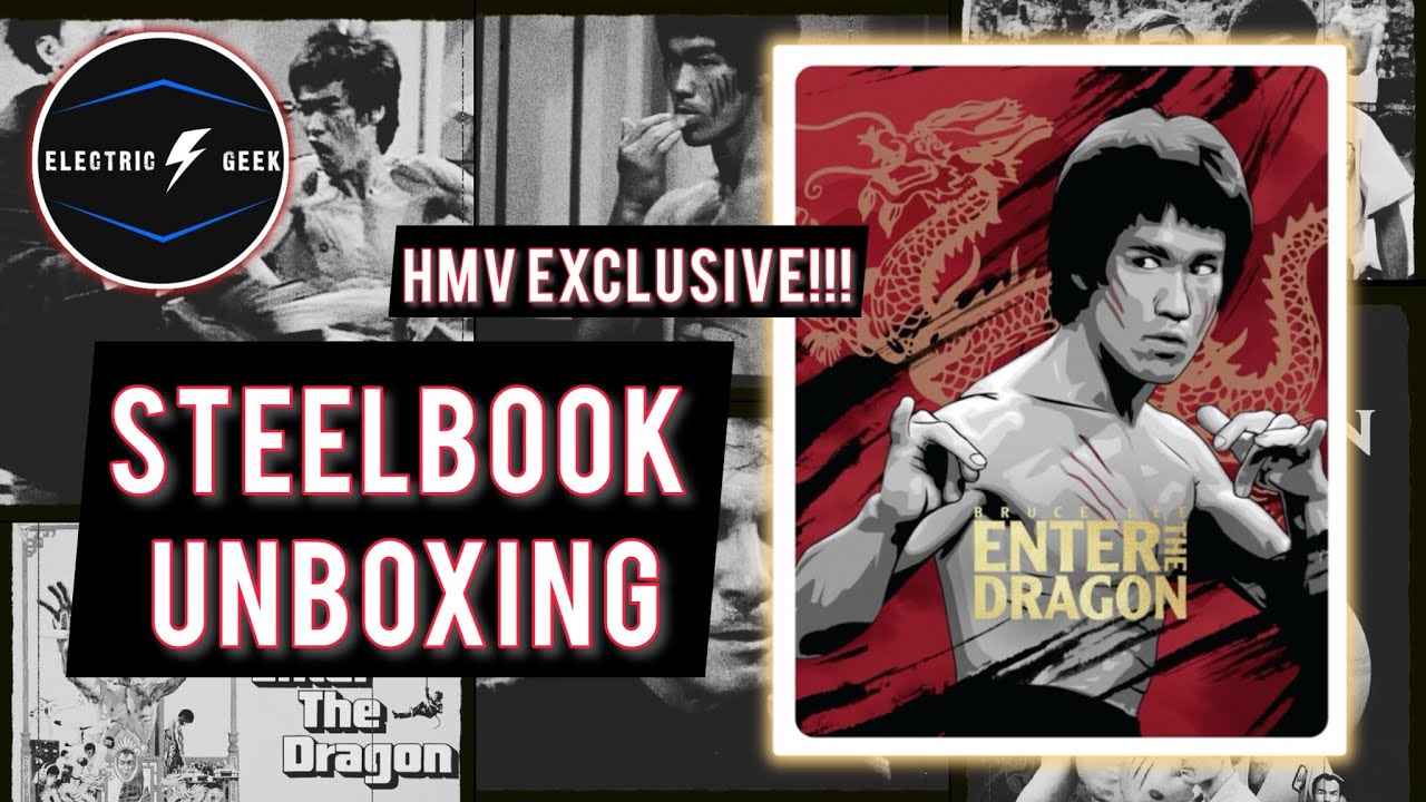 ENTER THE DRAGON HMV 4K Steelbook unboxing...
