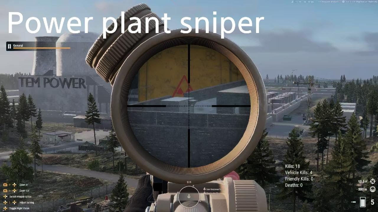 Arma Reforger Power plant sniper