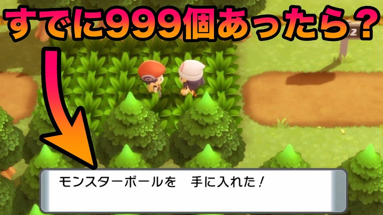 【検証】序盤でモンスターボールをもらう前に999個持ってたらヤバすぎることになったww【BDSP/ダイパリメイク】