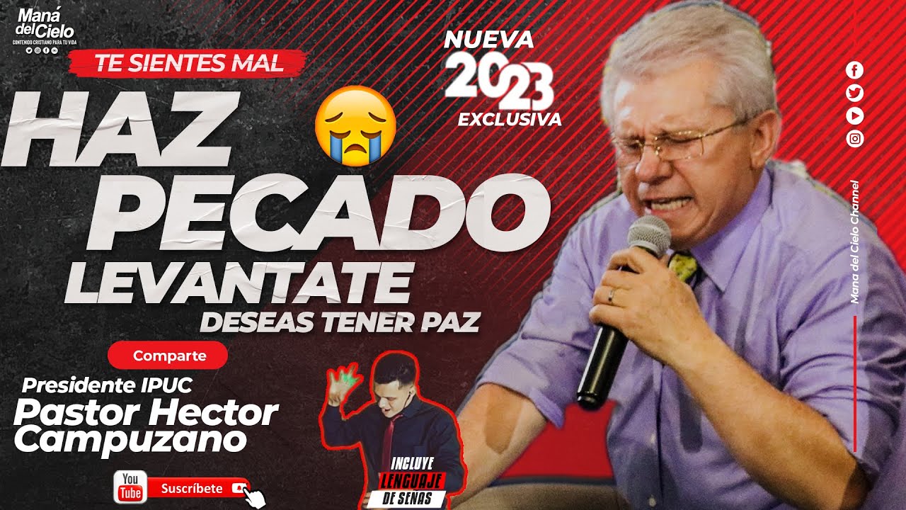 😭Dios ya te PERDONÒ😭Levantate 😲Como tener PAZ🙌Lengua de Señas😢😧Pastor Hector Campuzano
