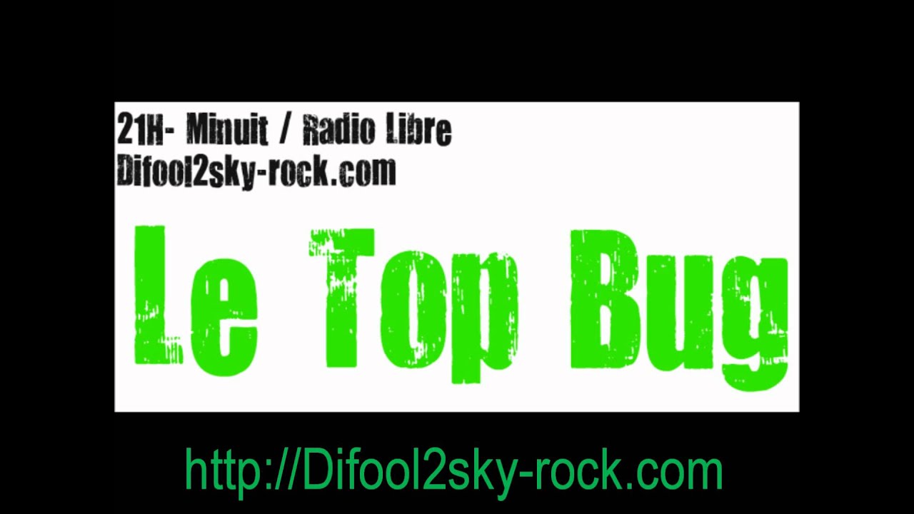 Radio Libre - Top Bug Du Mercredi 11 Janvier 2012