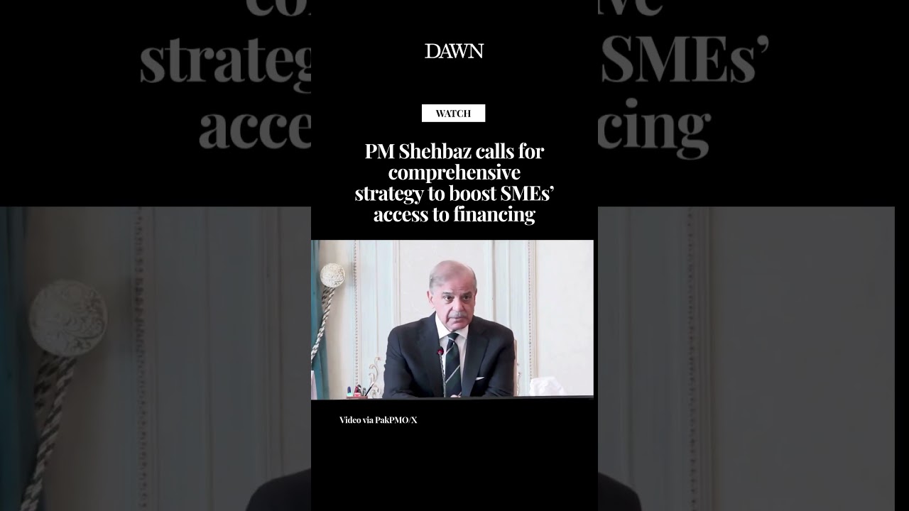 PM Shehbaz calls for comprehensive strategy to boost SMEs&rsquo; access to financing