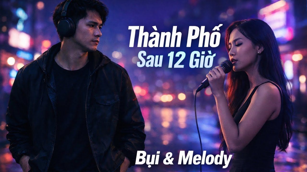 Thành phố sau 12 giờ | nhạc buồn cô đơn giữa đêm neon
