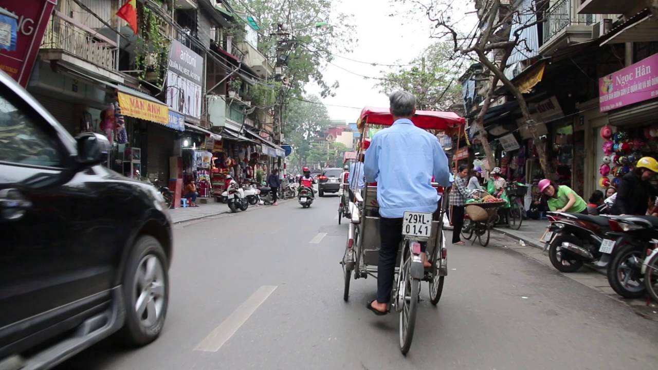 Vietnam - HANOI Balade en cyclo Pousse
