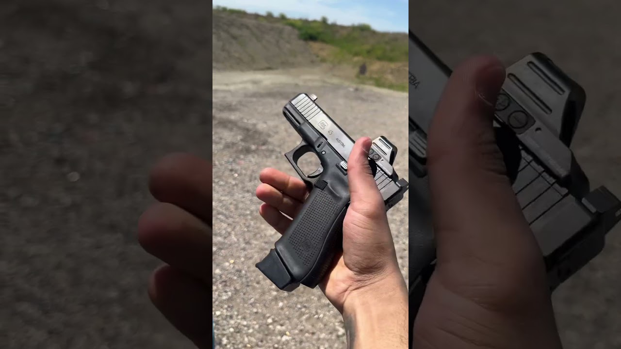 #Glock45 vs #Glock19 🔥 which one you choosing⁉️👇🏽