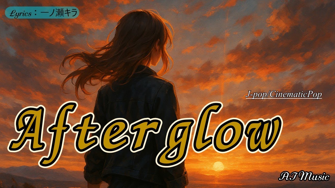 Afterglow (Jpop / シネマティックポップ / Lyrics) -【AI音楽】【一ノ瀬キラ】
