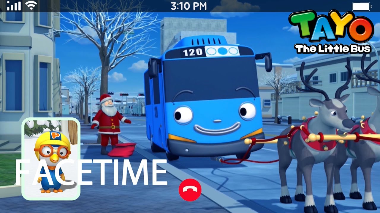 Facetime with Kids l Tayo Facetime l EP14 It’s Christmas Today! l Meet friends with facetime