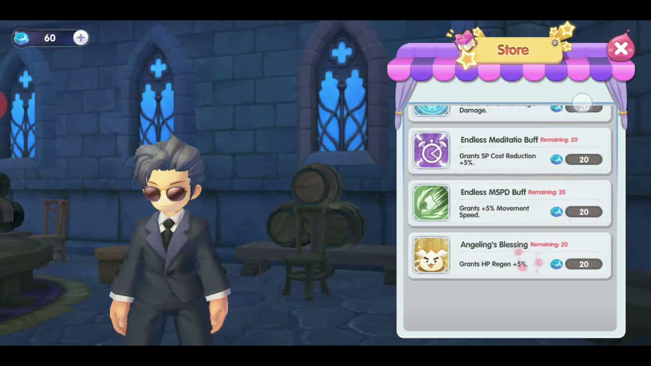 RoX Endless Tower floor 1 - 50 -- F2P party with low equipment