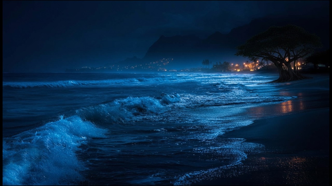 Fall 💤 Asleep in 3 Minutes - 10 Hours With Ocean Wave Sounds to Cure Insomnia and Relieve Anxiety