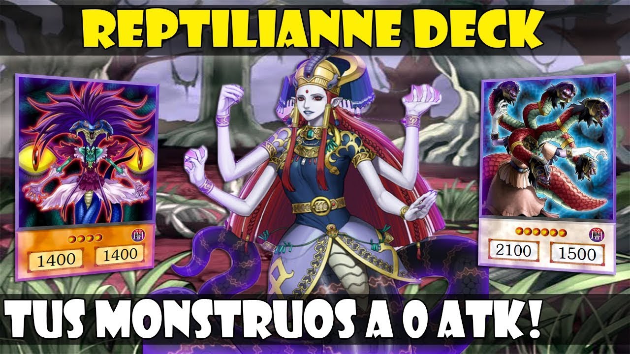 REPTILIANNE DECK | NUEVO MECÁNICA! A CONVERTIR TODOS LOS ATK EN 0!  - DUEL LINKS