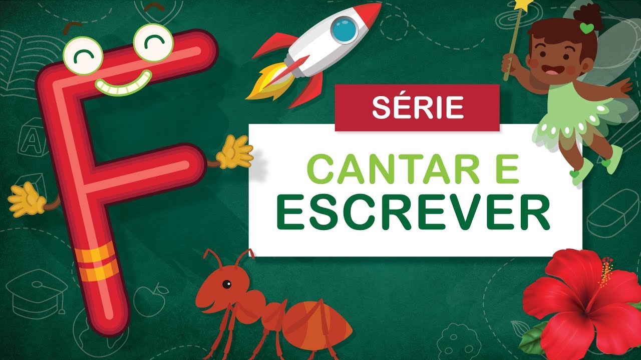 Letra F! Vamos cantar e escrever? 😍🎶