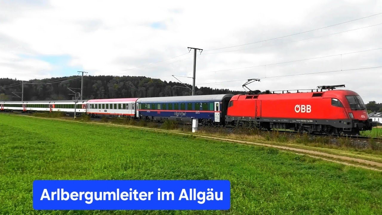 Tannheim: EC431/ 430 Transalpin & Güterzüge Arlbergumleiter, SBB ECE Astoro, Arverio Bayern