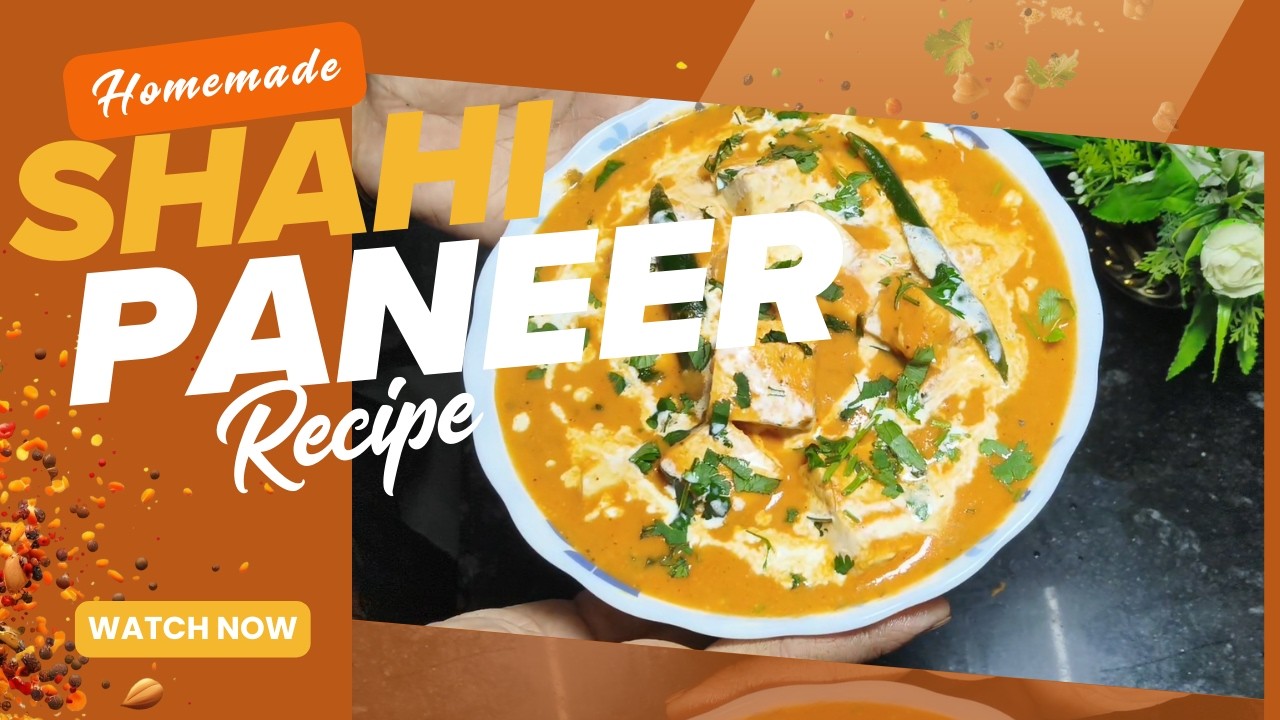 Creamy & Rich Quick Shahi Paneer | Creamy & Royal Paneer Recipe | SunojiTastyBites 😋🔥