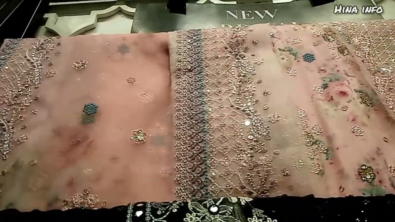 Cross stitch unstitched luxury collection 2024|@Hinainfo300