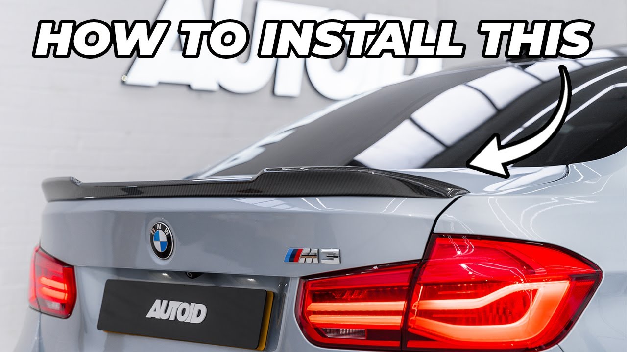 How to install a Carbon Fibre Spoiler on a BMW