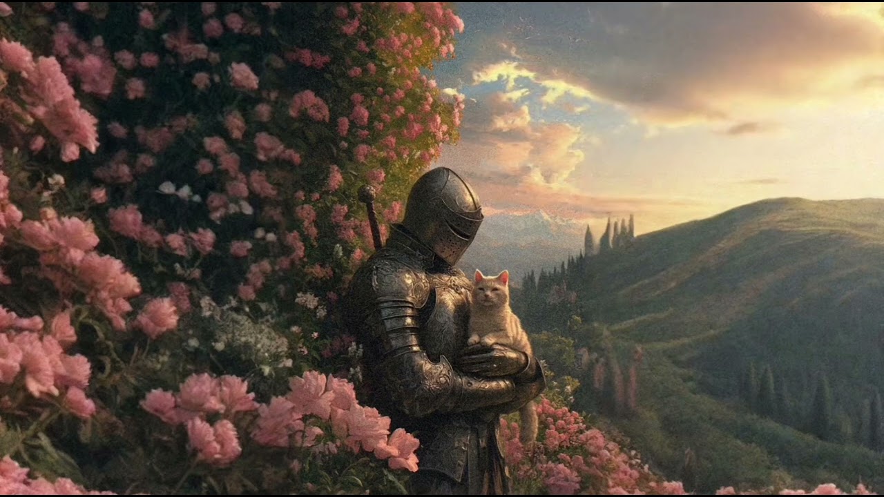 Cat Holding Knight | 