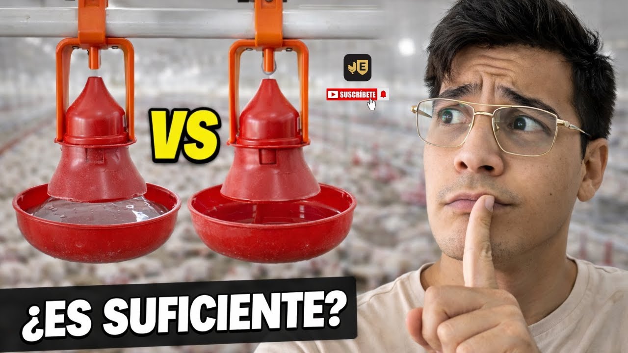 &iquest;Tus Pollos Toman Poca Agua? El C&aacute;lculo EXACTO que Necesitas 💧