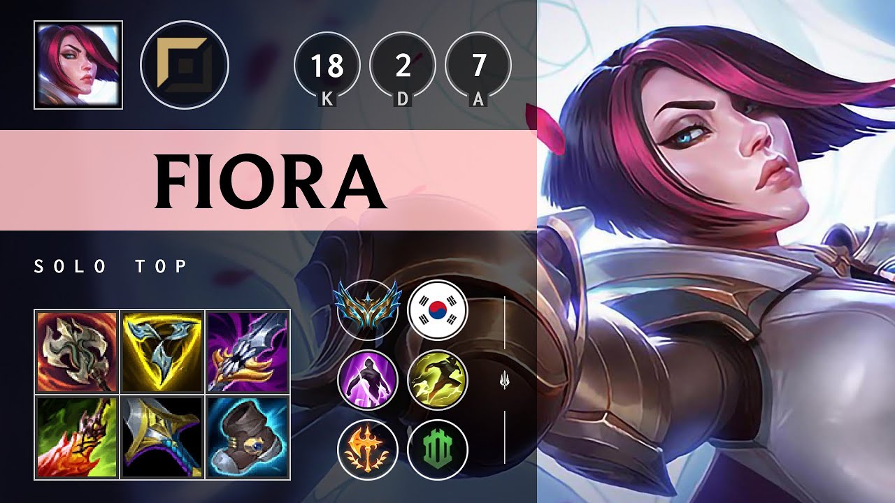 Fiora Top vs Gwen - KR Challenger Patch 25.11