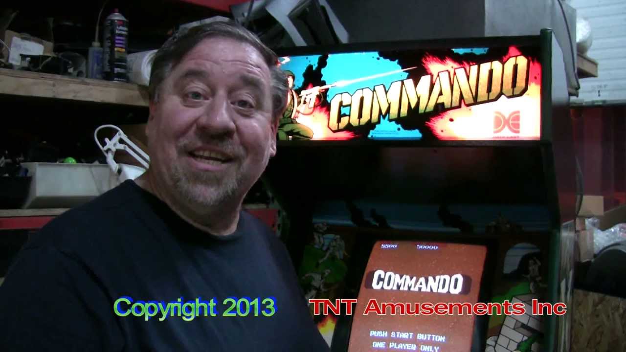 #325 Data East COMMANDO Arcade Video Game OVERHAUL - TNT Amusements