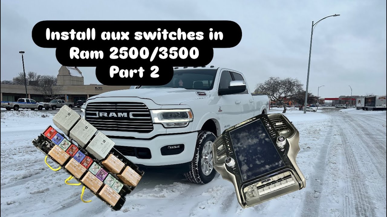 Installing Factory Aux Switches in a 19+ Ram 2500/3500 Part 2