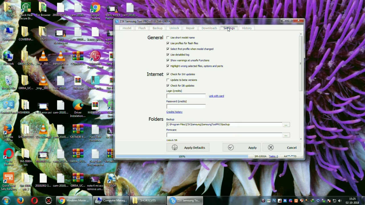 SM G900A 5 0 at&t unlock done BY z3x