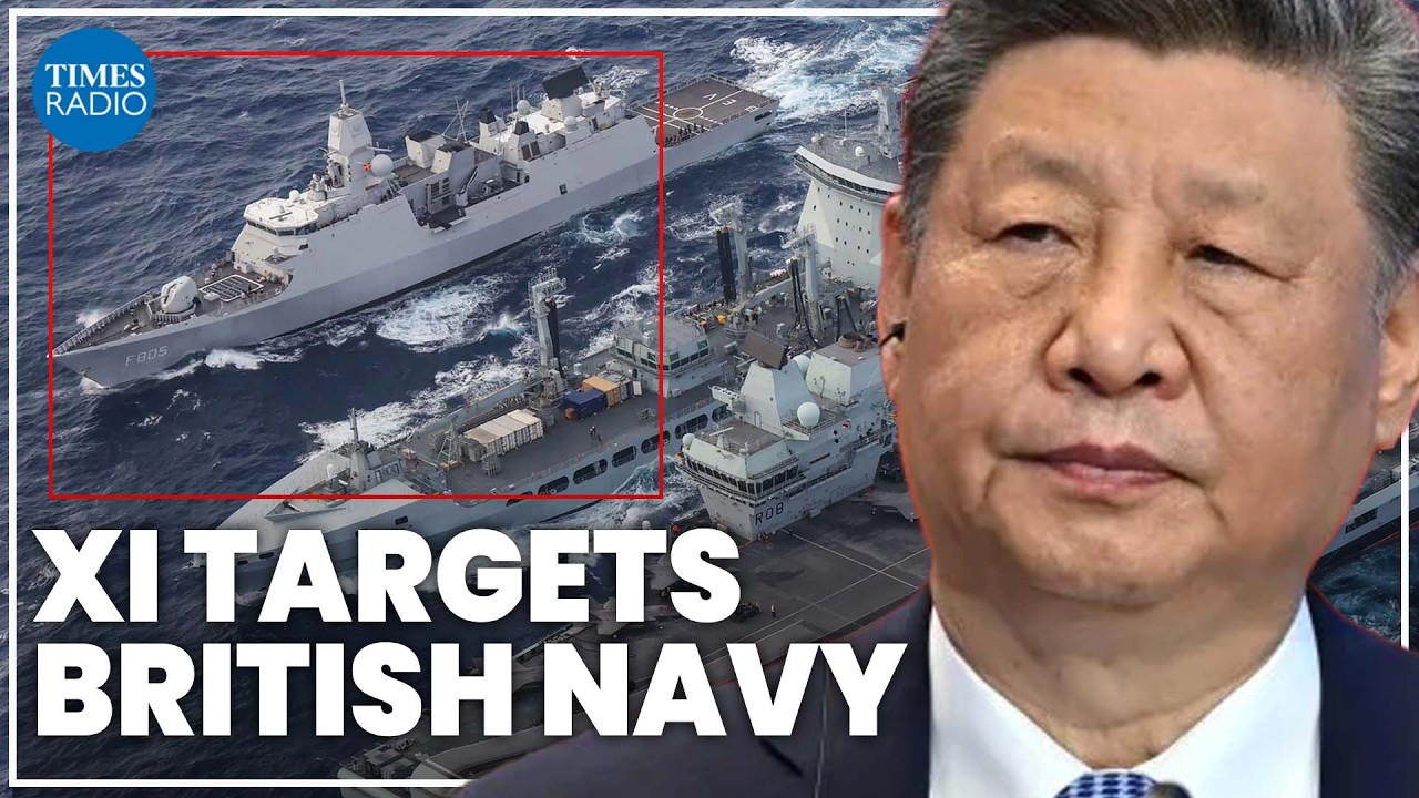 Chinese jets simulate missile attacks on British vessels