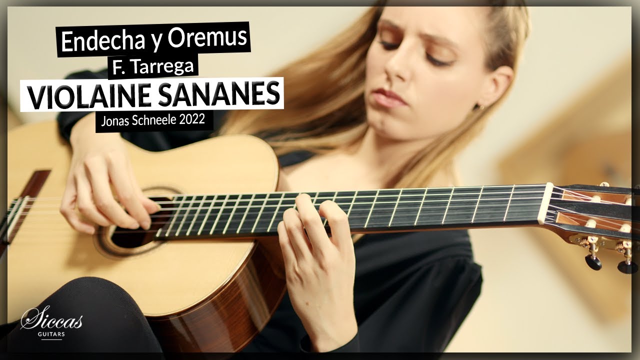 Violaine Sananes plays Endecha y Oremus by F. Tarrega on a 2022 Jonas Schneele Classical Guitar