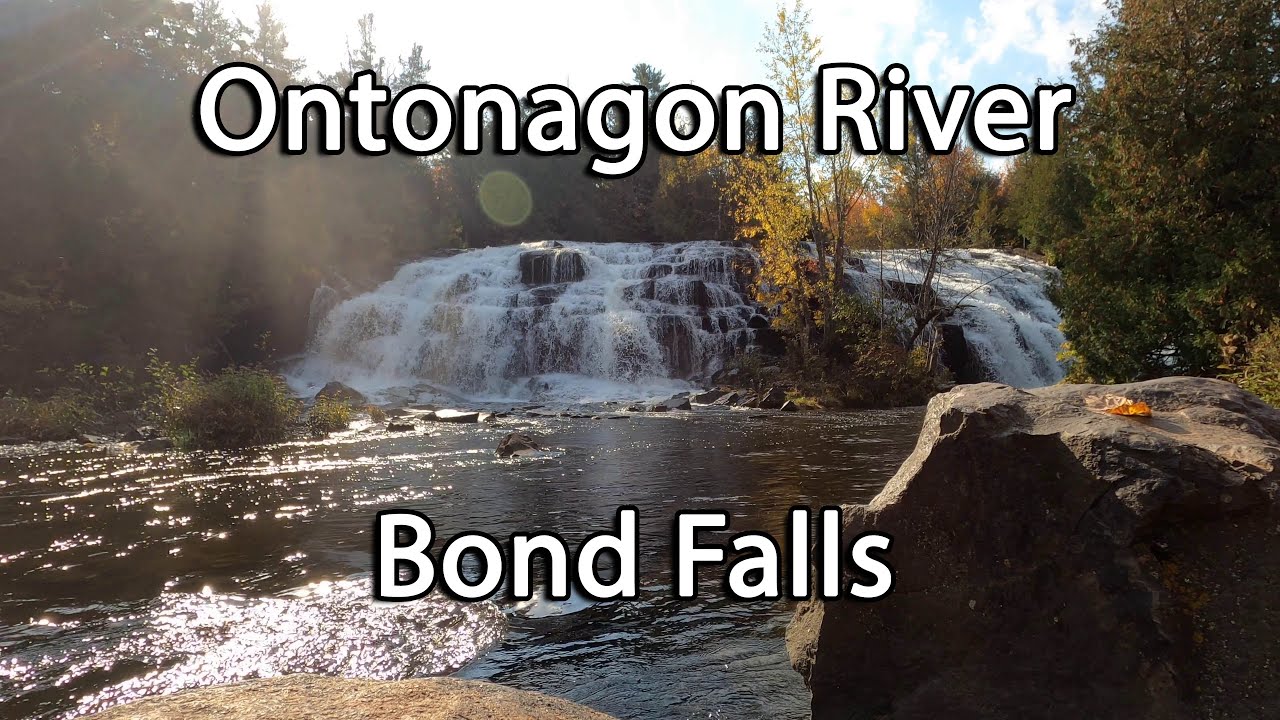 Exploring Michigan, Ontonagon River, Bond Falls