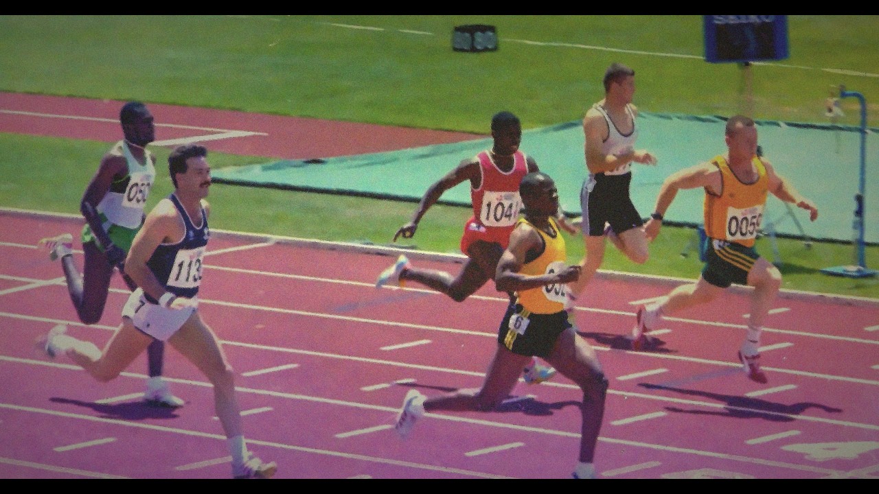 1990 Commonwealth Games Mens 100m Heats Semi's and Finals