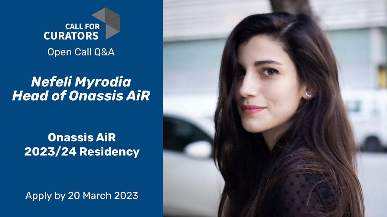 What are the selection criteria for Onassis AiR 2023/24 programme?
