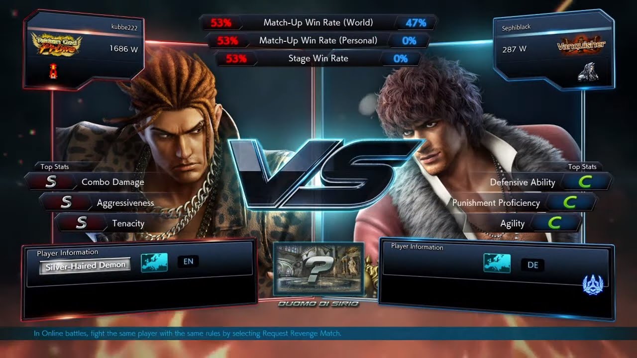 Blazing Kick (Eddy) vs BL Sephiblack (Miguel) - #T7OnlineChallenge: EU North - Losers Top 8
