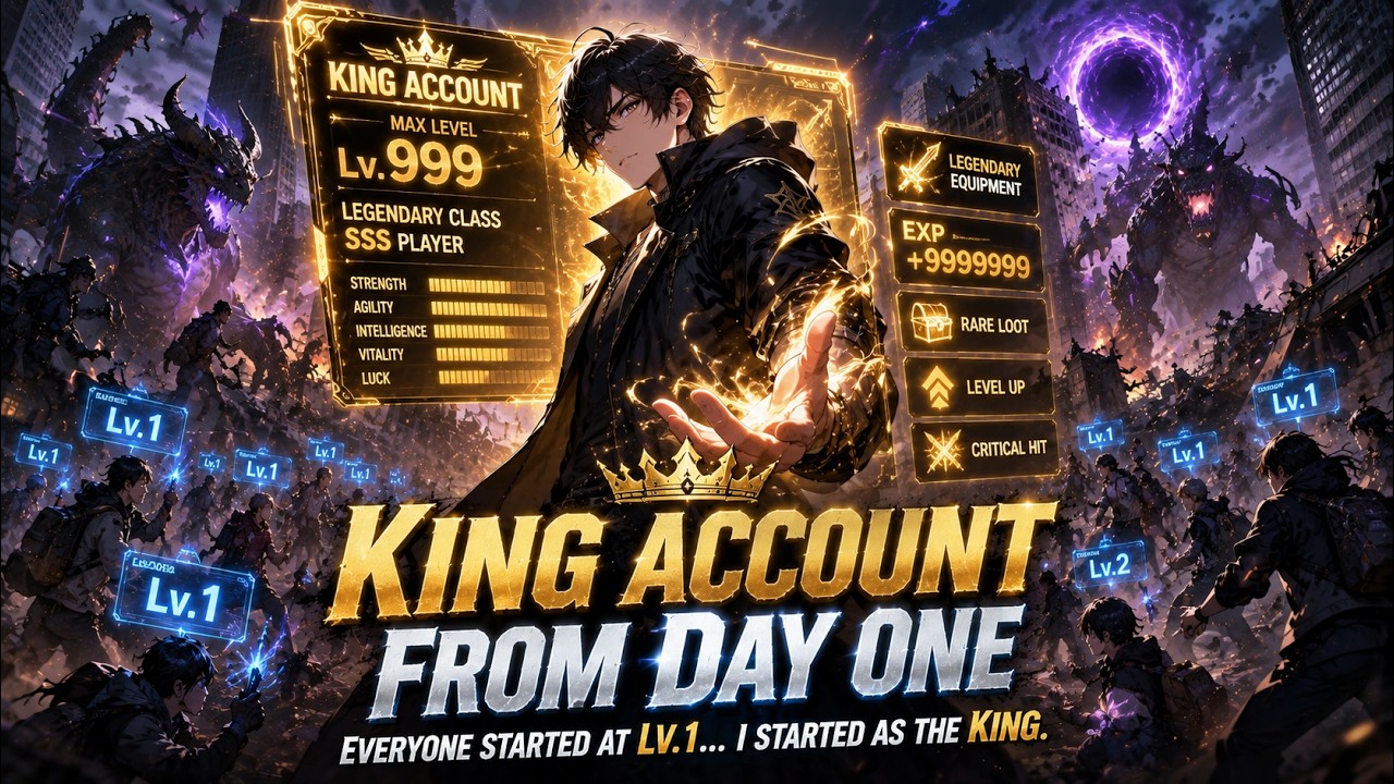 The World Became an RPG... But I Started With the Ultimate King Account!