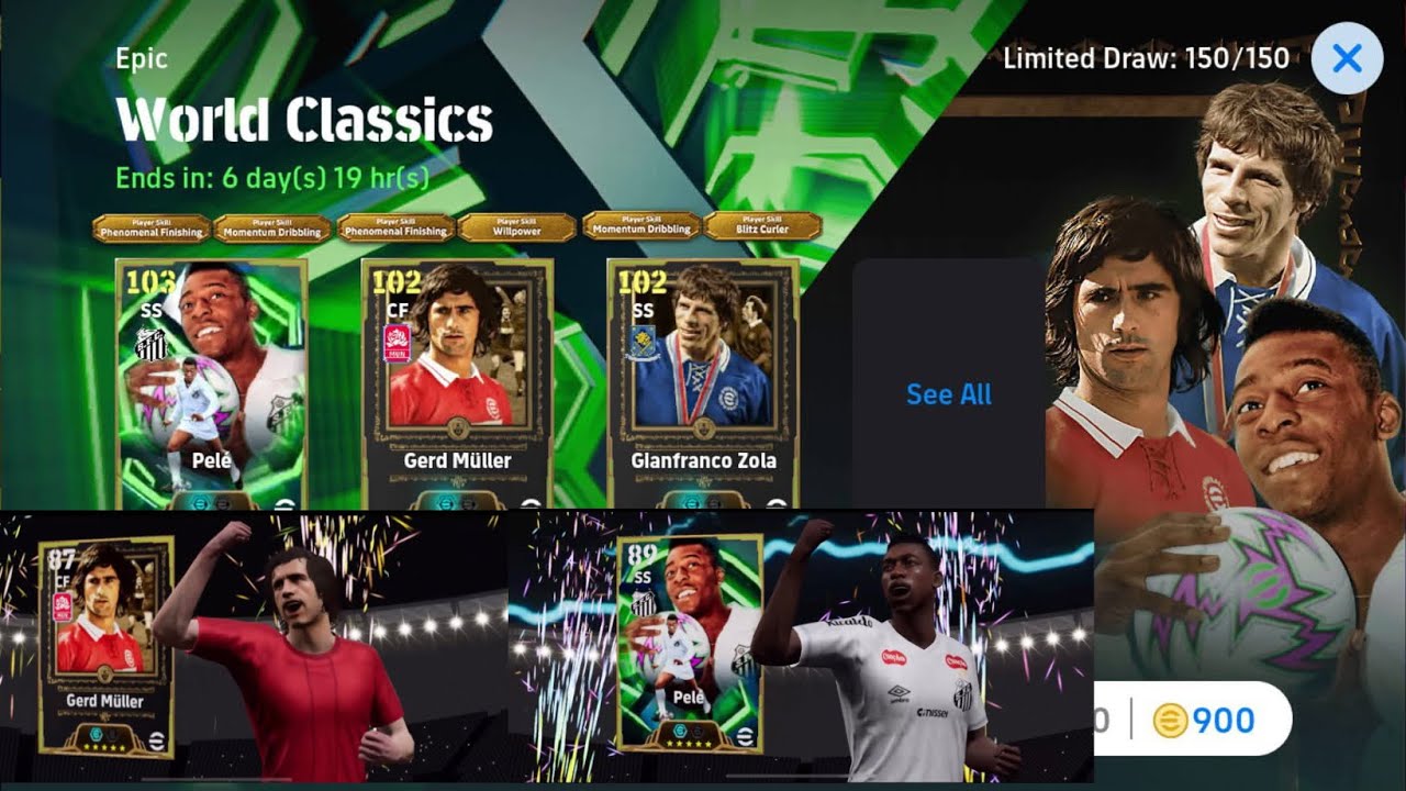 Pele + Zola + Gerd Muller | Outstanding strikers ? | Pack Opening Efootball 2026