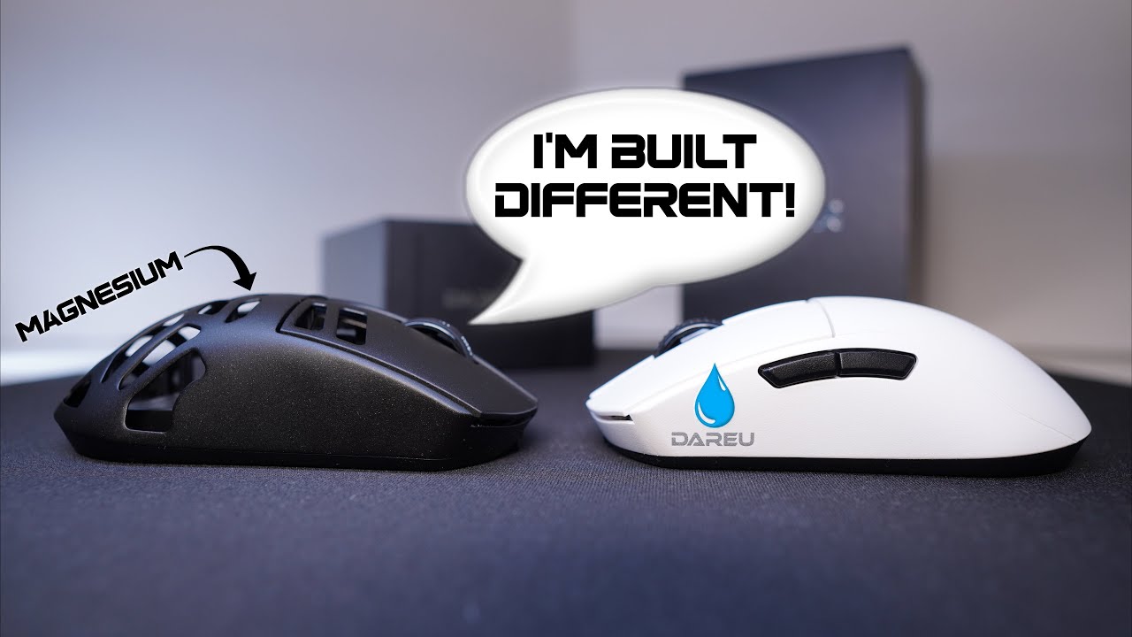 Dareu A950 Pro Magnesium Gaming Mouse VS Plastic! A Cheaper Viper Mini SE with a smaller GPX2 shape!