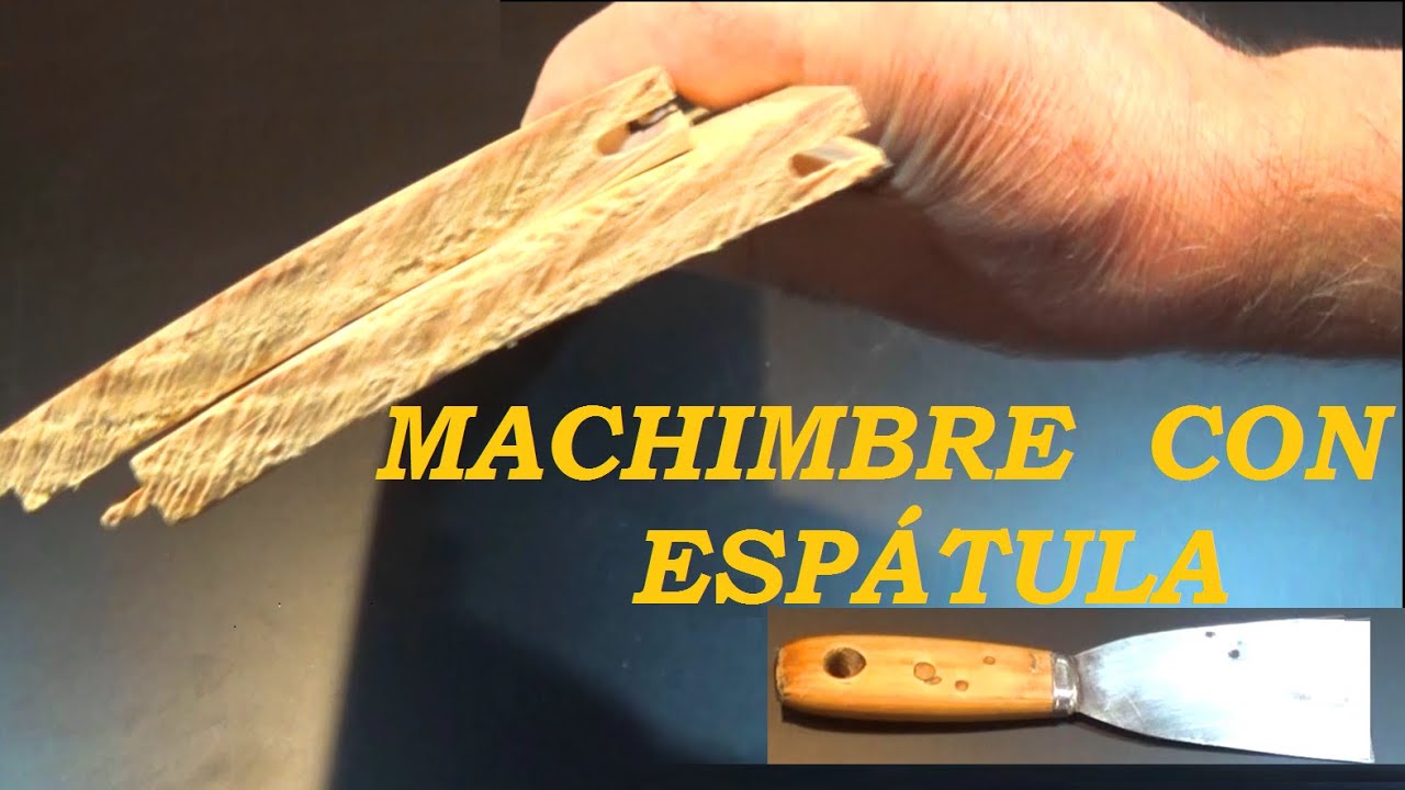 COMO HACER MACHIMBRE MANUALMENTE  USANDO UNA ESPATULA - DISPOSITIVO /  Juan Carlos Aquila