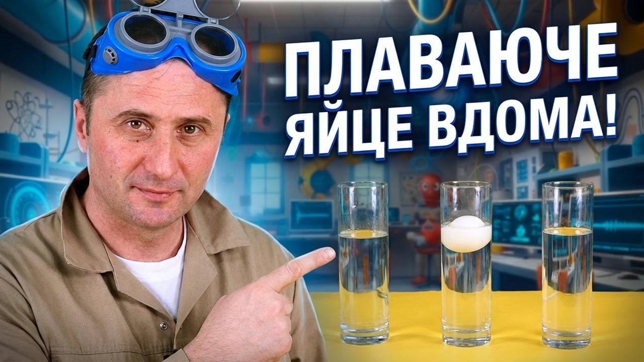 Досліди з курячими яйцями вдома | Хочу все знати | Сеня!