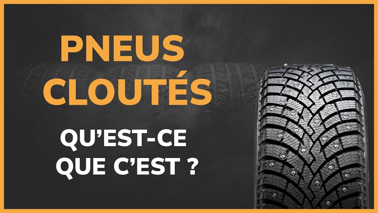 Pneus cloutés : qu’est-ce que c’est ?
