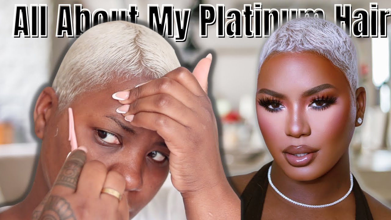 How I Refresh , Cut & Style , My Platinum Hair | Mistakes to Avoid| TIPS & TRICKS FOR SHORT HAIR !