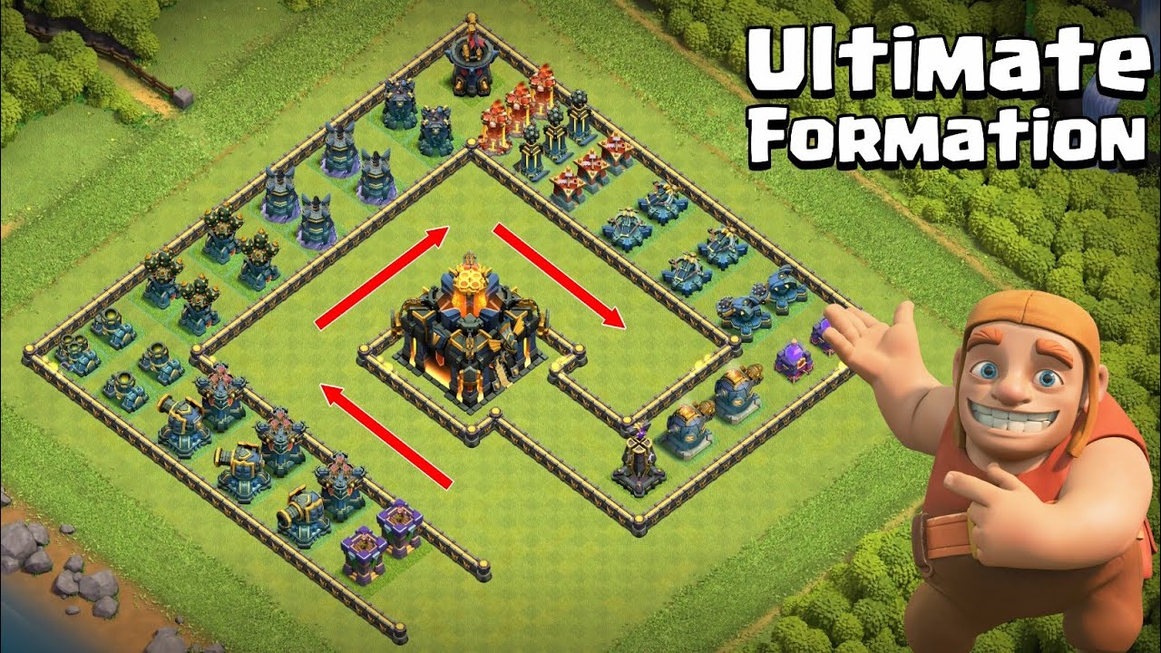 Ultimate Defense Formation! VS Every Max Troops | Clash of Clans