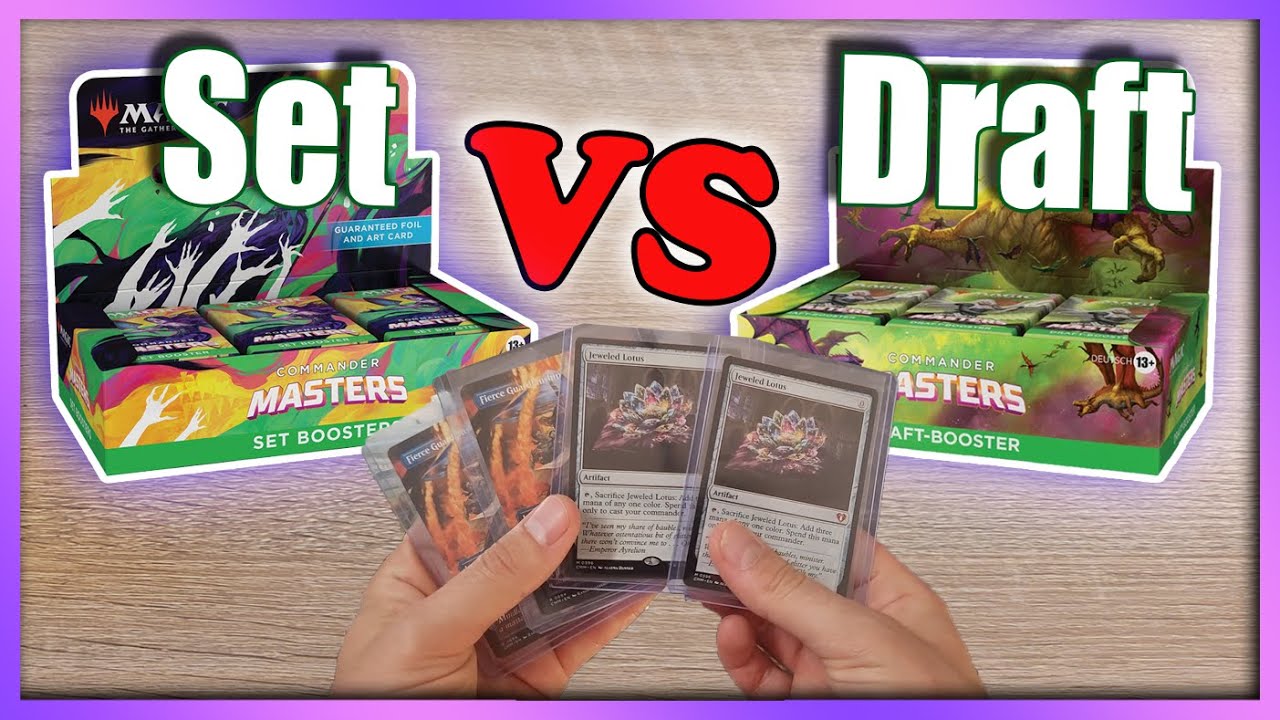 WHAT ARE THE CHANCES! Commander Masters Set Boosters VS Draft Boosters. Final Round