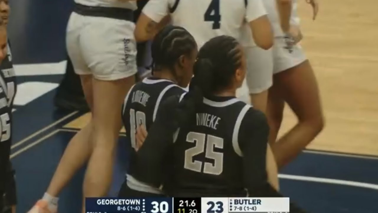 Georgetown vs Butler Women’s Basketball Game Highlights 1 7 2026