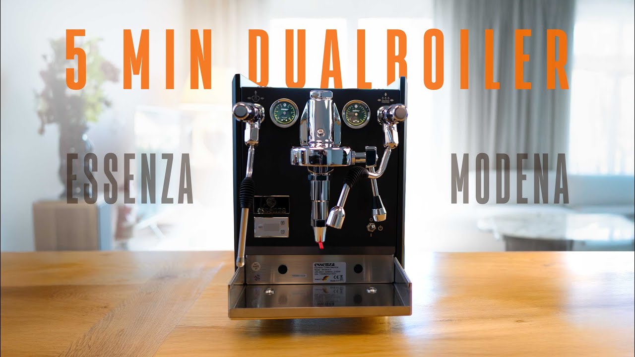 Essenza Modena Siebträgermaschine – Dualboiler heiß in 5 Minuten? | Unboxing & erster Eindruck