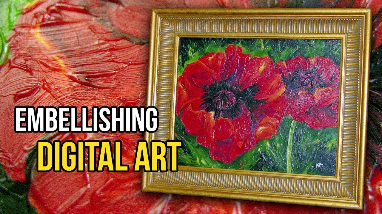 EMBELLISHING Digital Art with Acrylic Gel Medium
