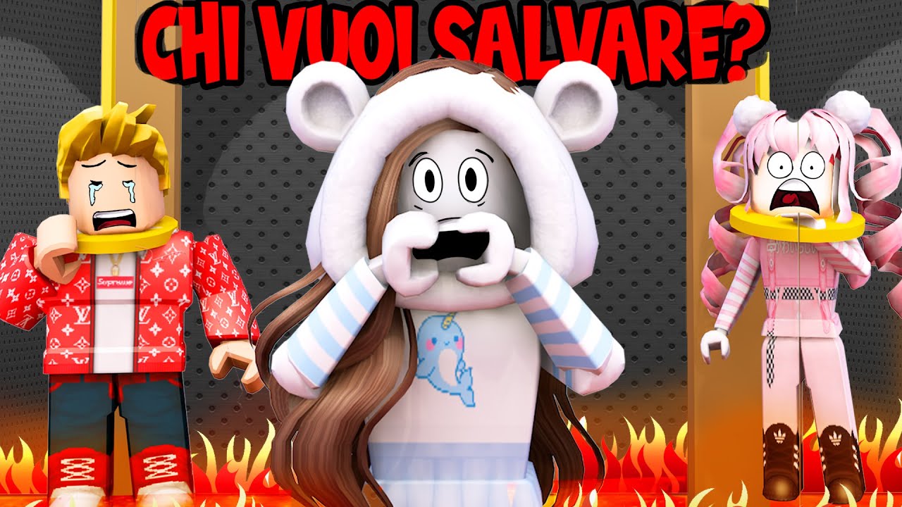 DECIDI CHI VUOI SALVARE DEI MIEI AMICI SU ROBLOX!