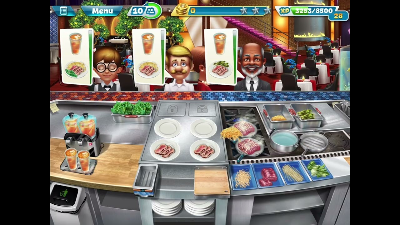 Cooking Fever (Old Version) | Episode #12 - Gourmet Restaurant (Levels 11-15)