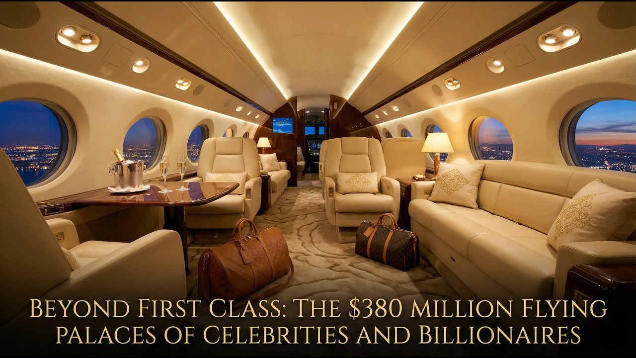 Beyond First Class: The $380 Million Flying Palaces of Celebrities and Billionaires #pilot #viral