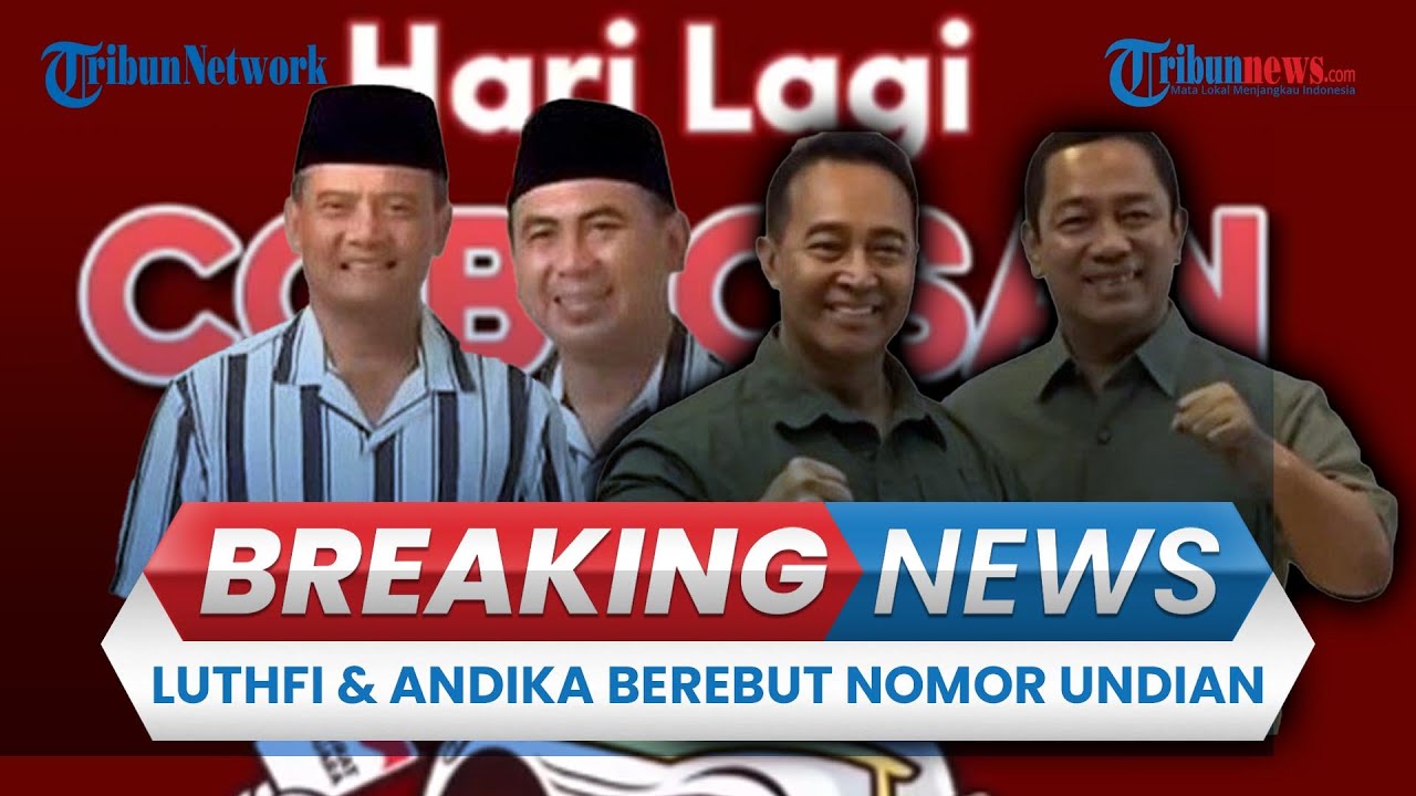🔴BREAKING NEWS: Pengundian Nomor Urut Cagub-Cawagub Jateng, Andika Perkasa & Ahmad Luthfi Bersaing