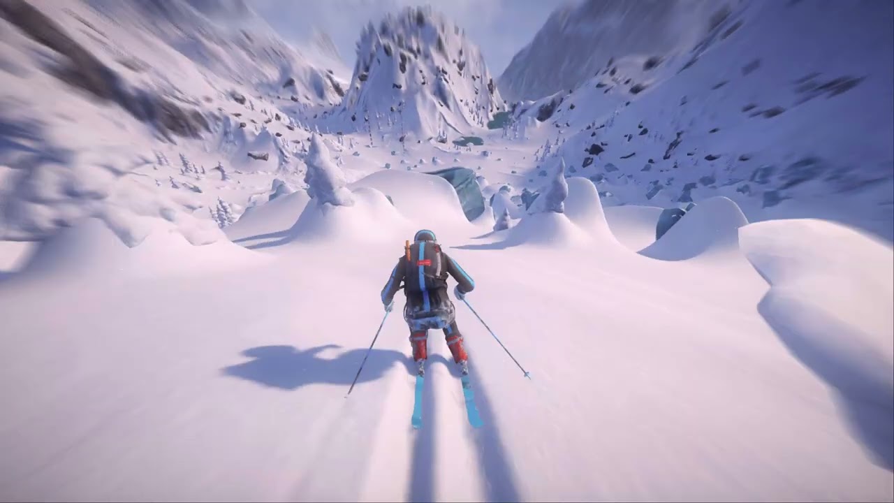 Ride down Mont Blanc