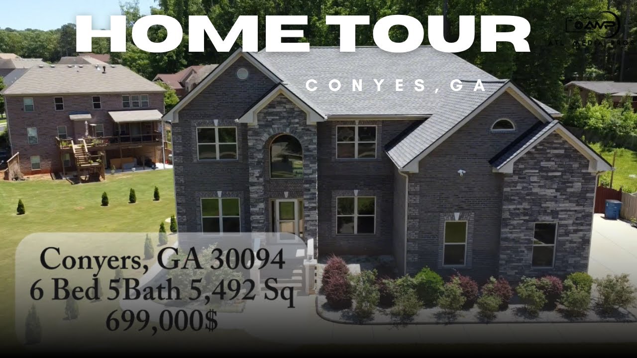 Home Tour 699,000  Dream Home Conyers, GA 30094