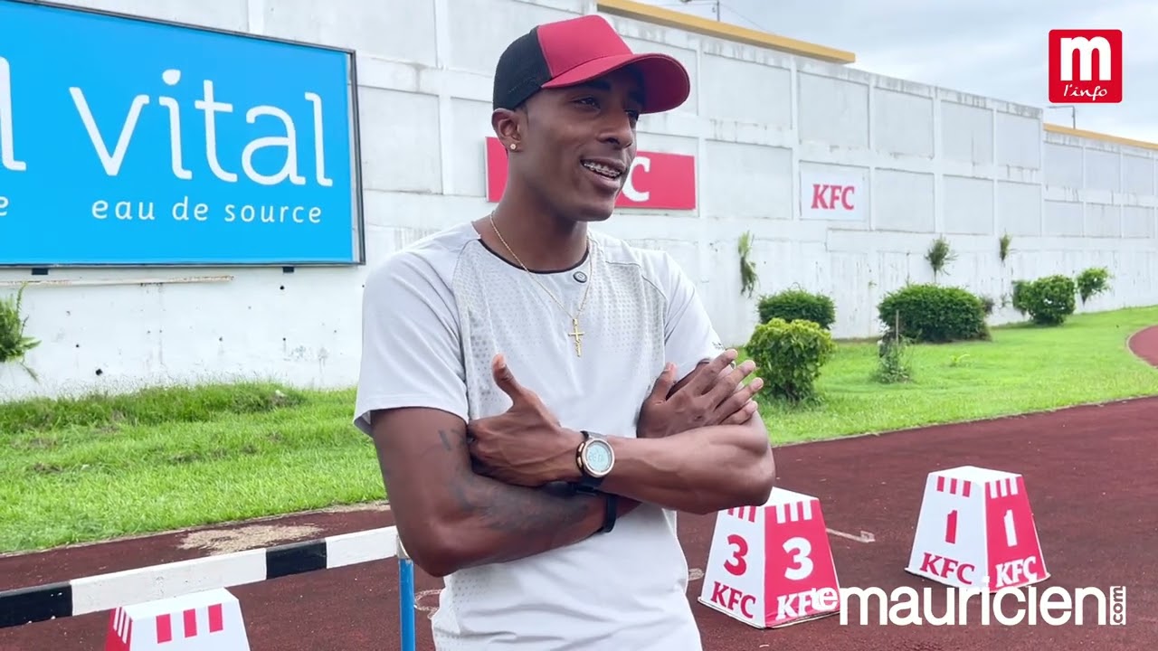 Rencontre : Le recordman de Maurice du 100m et du 200m, Noa Bibi